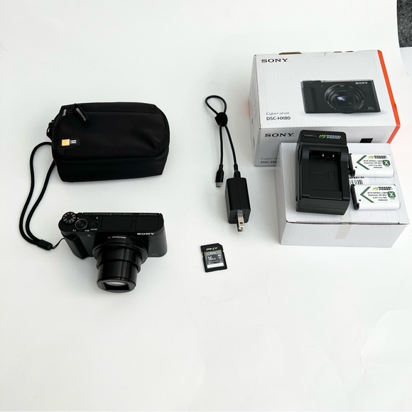 Sony Cyber-shot DSC-HX80 18.2-Megapixel Digital Camera Bundle - Picture 9 of 12